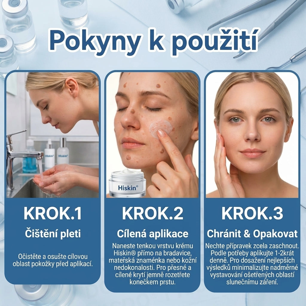𝐇𝐢𝐬𝐤𝐢𝐧® 2-in-1 Pokročilý bezbolestný krém pro péči o pokožku bez viditelných stop – pro kožní výrůstky, bradavice a viditelné nedokonalosti pokožky