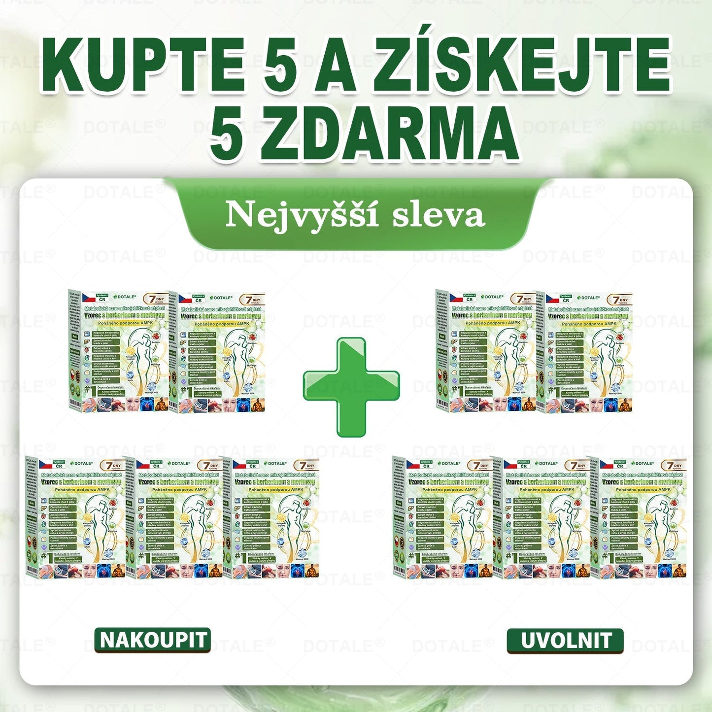 𝑫𝑶𝑻𝑨𝑳𝑬® metabolická nano mikrojehličková náplast 🧑⚕️ (Pouze jednou denně, viditelné výsledky již do 7 dnů!) ✅ Formule Berberin + Moringa, ideální při nadváze, nedokonalostech pokožky, diabetu, spánkové apnoe a kloubních potížích 💥💥
